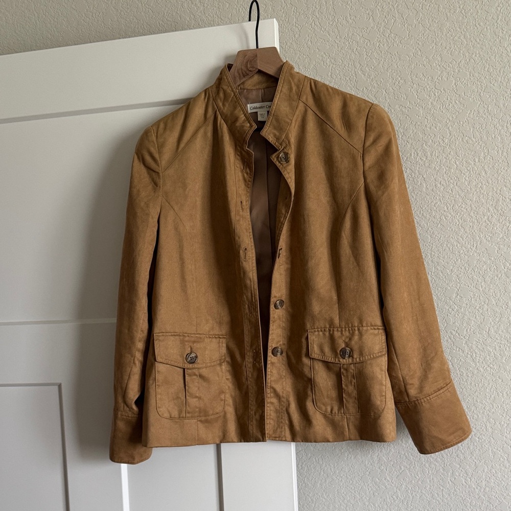 Coldwater Creek Beige Military Jacket